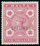Stamp of Malta 1886-1960, Assortment of SPECIMENS (45)