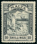 Stamp of Large Lots and Collections Malta: 1860-1970, Mint collection in an album and small stockbook, starting with an impressive range of the 1860-81 1/2d yellows