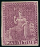 Stamp of Mauritius » 1858-62 Britannia Issues (SG 26-35) 1858-62 (9d) magenta, two shades, one mint o.g. other regummed