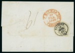 Stamp of France 1846-1881, Lot de 3 lettres, 1846 pli pour Bilbao avec