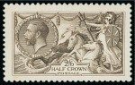 Stamp of Great Britain » King George V » 1913-19 Seahorse Issues 1913 Waterlow 2s6d deep sepia-brown mint n.h.