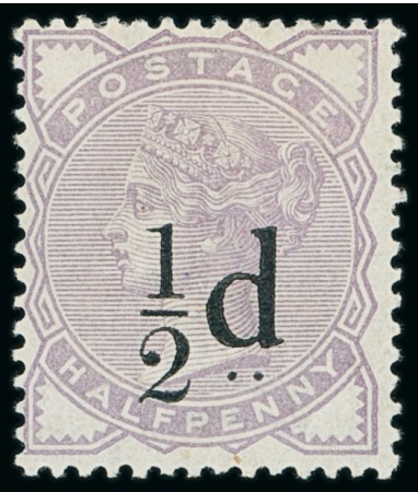 Stamp of Great Britain » 1855-1900 Surface Printed » 1880-81 Provisional Issue and 1881 1d Lilac ½d. to 1/-, the Temporary Unified Series Essays (Set