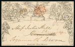Stamp of Great Britain » 1840 Mulreadys & Caricatures 1840 (May 9) 1d Mulready from London to Exmouth, redirected to Teignmouth on the first official Sunday (10th May)