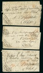 Stamp of Chile 1849-53. Correspondence comprising 15 incoming entire letters
