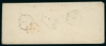 Stamp of Italian States » Sardinia 1857-61. Two covers to France bearing well margined