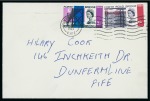 Stamp of Great Britain » Queen Elizabeth II 1964 Opening of the Forth Road Bridge 6d showing variety light blue omitted tied to FDC