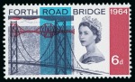 Stamp of Great Britain » Queen Elizabeth II 1964 Opening of the Forth Road Bridge 6d showing variety light blue omitted tied to FDC