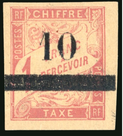Stamp of Colonies françaises » Sénégal 1903, Taxe Type Duval Y&T n°3 * surchargé 10 sur