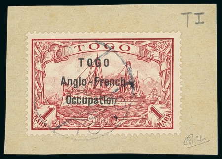 Stamp of Colonies françaises » Togo 1914, Timbre allemand du Togo surchargé Y&T n°41
