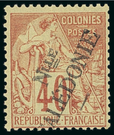 Stamp of Colonies françaises » Nouvelle-Calédonie 1892, Type Alphée Dubois Y&T n°32 *, cote 500€,