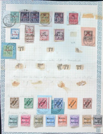 Stamp of Colonies françaises » Colonies Francaise Collections et Lots MAROC, Collection de timbres neufs et oblitérés sur