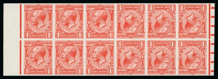Stamp of Great Britain » King George V » 1912-24 Profile Head Issues 1912 1d. scarlet (Wmk Royal cypher). left hand marginal