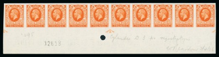 Stamp of Great Britain » King George V » 1924-36 Issues 1935 2d. orange (small format wmk sideways) from the