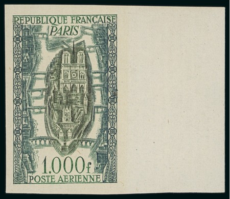 Stamp of France » Poste Aérienne 1950, Essai non émis du timbre Vue de Paris Y&T PA