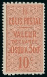 Stamp of France » Collections 1892-1960, Collection des colis postaux de France complète