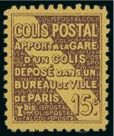 Stamp of France » Collections 1892-1960, Collection des colis postaux de France complète