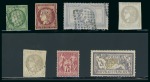 Stamp of France » Collections 1849-1900, Petit lot avec Cérès n°2 et 6, Empire