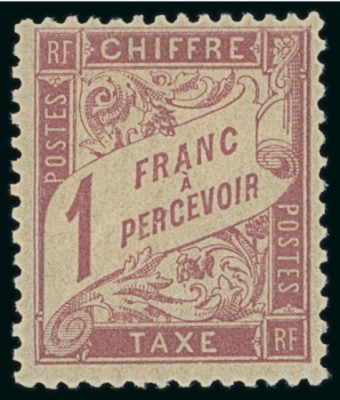 Stamp of France » Timbres-Taxe 1893-1935, Timbres-Taxe Duval Y&T n°39, 1 franc rose