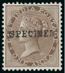 Stamp of India » 1855-1946 De La Rue and later Crown Colony Issues 1865-73 Wmk Elephant's Head Issue mint selection