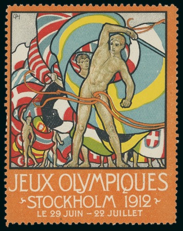 Stamp of Large Lots and Collections » Cinderellas, Poster Stamps, Vignettes All World Cinderellas: 1905-70 Thousands contained in seven albums