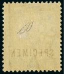 Stamp of Malta 1885-90 2d, 2 1/2d, 4d and 1s with "SPECIMEN" overprints