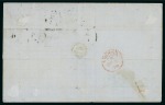 Stamp of Great Britain » 1854-1900 Postal History of the Perforated Line Engraved and Surface Printed Issues 1855-73, Group of 9 transatlantic covers from Great Britain to the USA (4), Jamaica, Trinidad, Argentina, Peru and Mexico