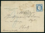 Stamp of France » Alsace-Lorraine 1872-75, Collection exceptionnelle de 10 lettres et
