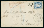 Stamp of France » Alsace-Lorraine 1872-75, Collection exceptionnelle de 10 lettres et