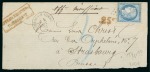 Stamp of France » Alsace-Lorraine 1872-75, Collection exceptionnelle de 10 lettres et