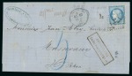 Stamp of France » Alsace-Lorraine 1872-75, Collection exceptionnelle de 10 lettres et