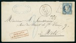 Stamp of France » Alsace-Lorraine 1872-75, Collection exceptionnelle de 10 lettres et