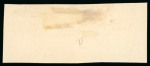 Stamp of India » 1854 Lithographs Spence 23: 4a aniline red and blue on yellowish wove paper in pair