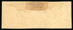 Stamp of India » 1854 Lithographs Spence 62: 4a brown red and dark blue on yellowish paper in pair