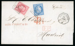 Stamp of Argentina 1874 & 1875 Pair of envelopes incl. 1875 underpaid cover with Italian postage dues