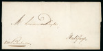 Stamp of Surinam (British Occupation) 1813 (Jun 16) Entire from a merchant in Surinam to Halifax, Nova Scotia, with a fine strike of the "SURINAM" fleuron ds