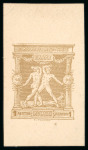 Stamp of Olympics » 1896 Athens 1896 Olympics 1l die proof from the original plate on carton paper in the issued colour