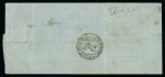 Stamp of Egypt » 1874 Bulaq 1pi red, two singles, tied on two separate covers,