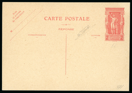 Stamp of Olympics » 1896 Athens 1923 Reprints with the original die (with permission from the Greek government) in the form of a 2D reply postcard in carmine
