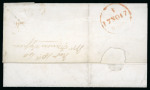 Stamp of Great Britain » 1840 1d Black and 1d Red plates 1a to 11 1840 1d Black pl.1b FE, fine to very good margins, tied to 1840 (Nov 17) entire from Maidstone to London
