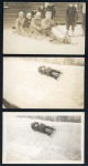 Stamp of Olympics » 1932 Lake Placid 1932 Lake Placid group of four 1930s real photo postcards depicting USA bobsleigh team