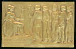 Stamp of Great Britain » King George V » 1924-36 Issues 1924 British Empire Exhibition bronze plaque, 50x77mm