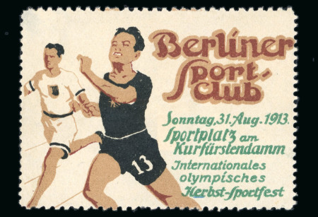 Stamp of Olympics » Collections & Miscellaneous Lots 1913-1960, VIGNETTES collection of mostly Olympic labels and fund-raising stamps (200+)