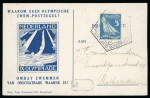 Stamp of Olympics » 1928 Amsterdam » Issued Stamps, Covers and Cancellations 1928 Amsterdam group incl. Netherlands Olympic Committee printed envelope with 5c machine frank sent locally