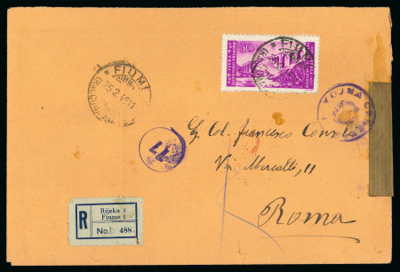 Stamp of Italy » Foreign Occupations of Italian Territories or Under Italian Sovereignty » Occupazione Jugoslava d'Istria e Litorale Sloveno 1945-46, insieme composto da sette lettere con affrancature differenti