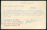 Stamp of Italy » Corrieri Alta Italia CORALIT Cartolina raccomandata spedita via CORALIT da Vicenza per Venezia