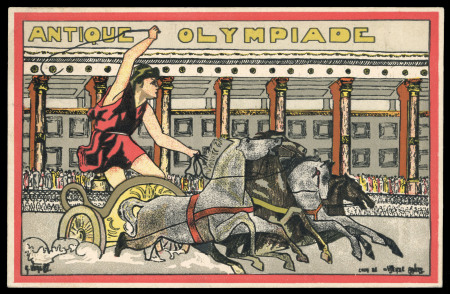 Stamp of Olympics » 1920 Antwerp 1920 Antwerp group of four different illustrated postcards