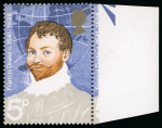 Stamp of Great Britain » Queen Elizabeth II 1973 5p British Explorers with Grey-black omitted
