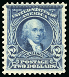 Stamp of United States 1902-03 $2 Deep blue mint nh