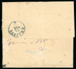 Stamp of Romania » 1872-79 Prince Carol I - Perforated 1880 Registered part wrapper to Craiova franked 15b