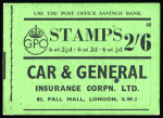 Stamp of Great Britain » Booklets 1940 2s6d Booklet, edition no. 40, complete, all panes showing cylinder numbers